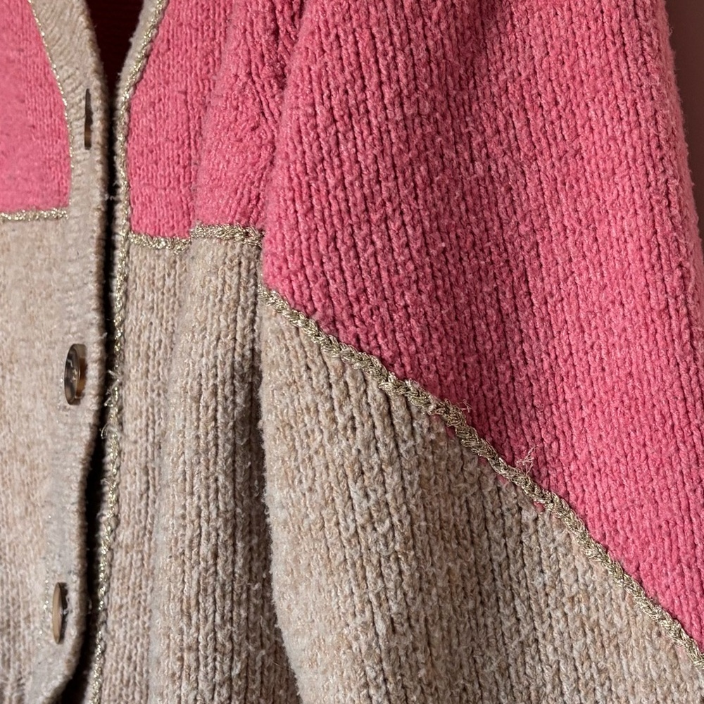 Lush Color Block Cardigan - Picture 5 of 11